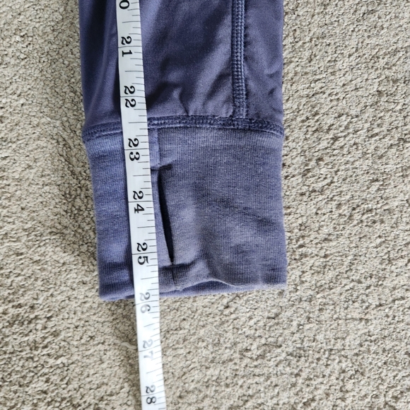 Ivivva By Lululemon Blue Full Zip Hooded Sweatshirt Hoodie Blue Cozy Size 10 - Picture 8 of 12